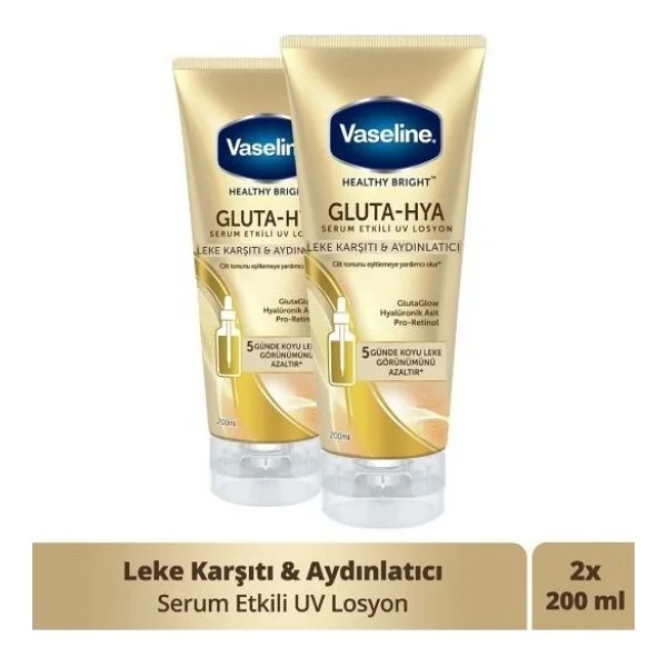 Vaseline Gluta Hya Serum Etkili Leke Karşıtı Losyon 200 Ml Canlandırıcı Etki İle Unisex Kullanıma Uygun - Görsel 7
