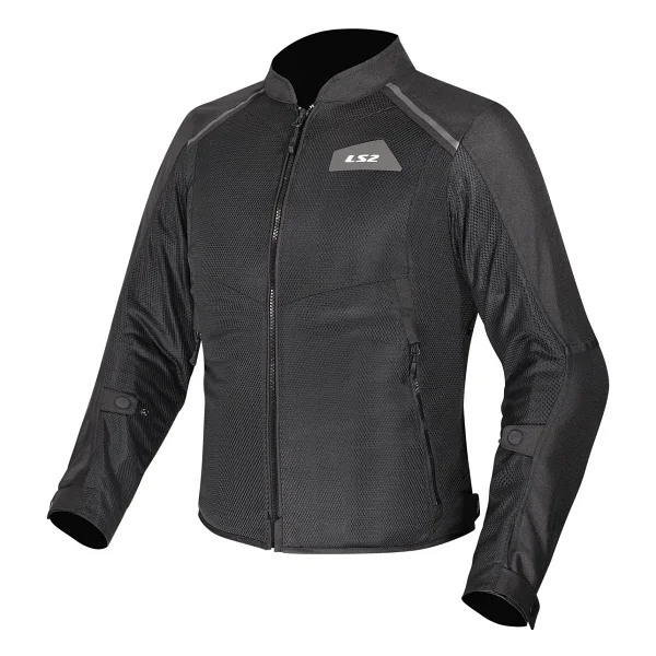 Ls2 Breeze Kadın Gri-Kırmızı Yazlık Motosiklet Montu - Görsel 9