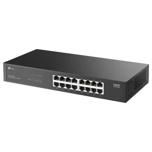 Tp-Link Ls1016g 16 Port 10/100/1000 Mbps Gigabit Switch - Görsel 3