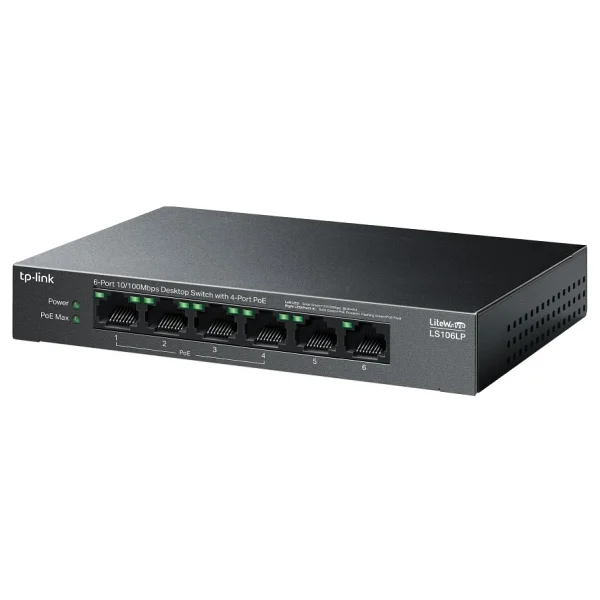 Tp-Link Ls106lp 6 Port Poe Switch - Görsel 5