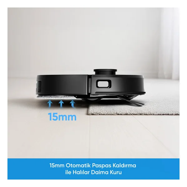 Şımart Katya U Çöp İstasyonlu Akıllı Robot Süpürge - Görsel 7