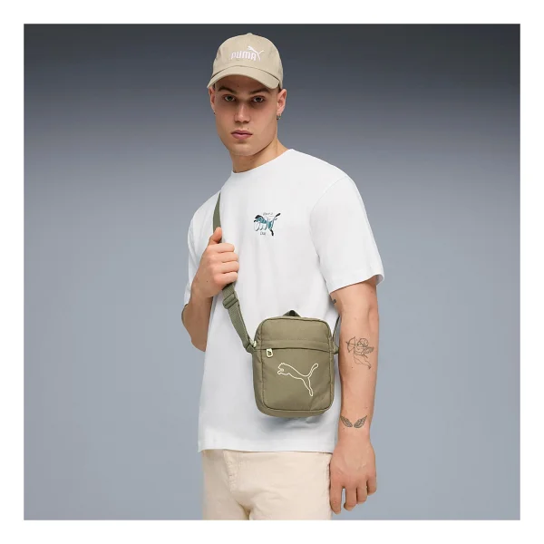 Puma Plus Portable 091182-30 Yeşil Çapraz Çanta - Görsel 3