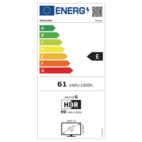 Iffalcon 55u65 4K Ultra HD 55" 139 Ekran Uydu Alıcılı Google Smart LED TV - Görsel 9