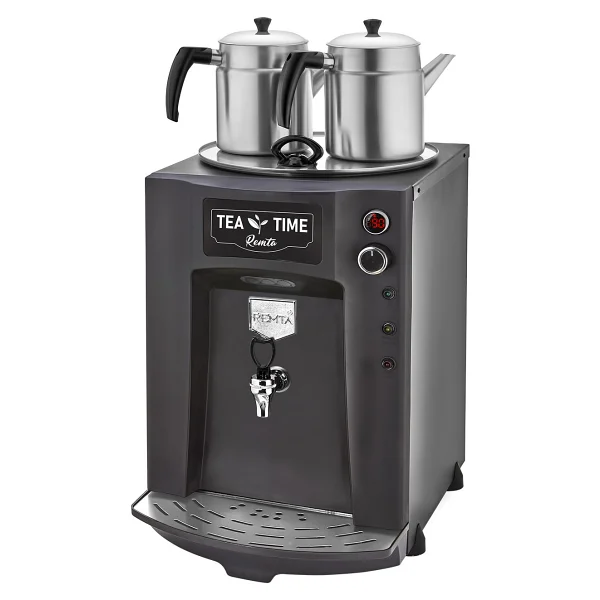 Remta DE11SP Premium Jumbo Çift Demlikli 23 lt Çay Makinesi Siyah - Görsel 3