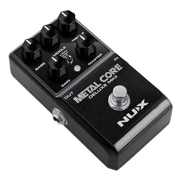 Nux Metal Core Deluxe Mkıı (Profesyonel - Yüksek Gain Efekt Pedalı) 3 Farklı Amfi Modeli (Duo Rect, Fireman, Vh4), Dahili Noise Gate, USB İle Ir Yükleme Ölçüler: 122 X 72 X 47 Mm - Görsel 2