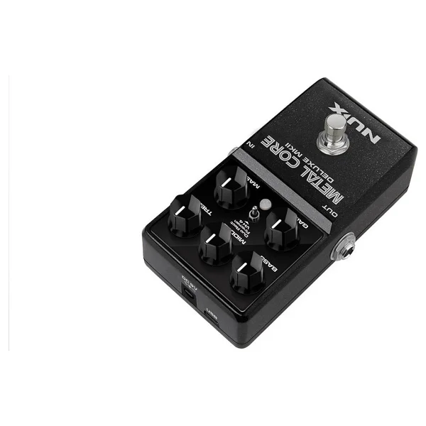 Nux Metal Core Deluxe Mkıı (Profesyonel - Yüksek Gain Efekt Pedalı) 3 Farklı Amfi Modeli (Duo Rect, Fireman, Vh4), Dahili Noise Gate, USB İle Ir Yükleme Ölçüler: 122 X 72 X 47 Mm - Görsel 4