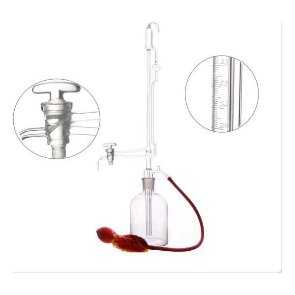 Otomatik Büret 25 Ml Cam Musluklu - Görsel 4