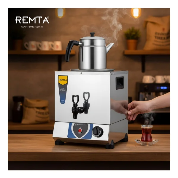 Remta Tt01 Tek Demlikli 8 Lt Elektrikli Çay Kazanı - Görsel 2