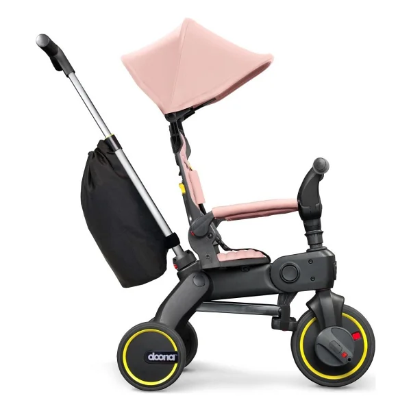 Doona Liki Trike Tek Parça Katlanır 3 Tekerlekli Bebek Bisikleti S3 - Pembe - Görsel 2
