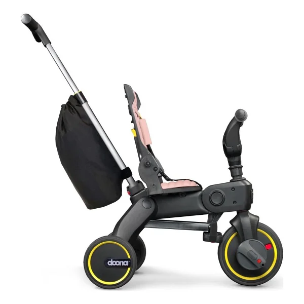 Doona Liki Trike Tek Parça Katlanır 3 Tekerlekli Bebek Bisikleti S3 - Pembe - Görsel 3