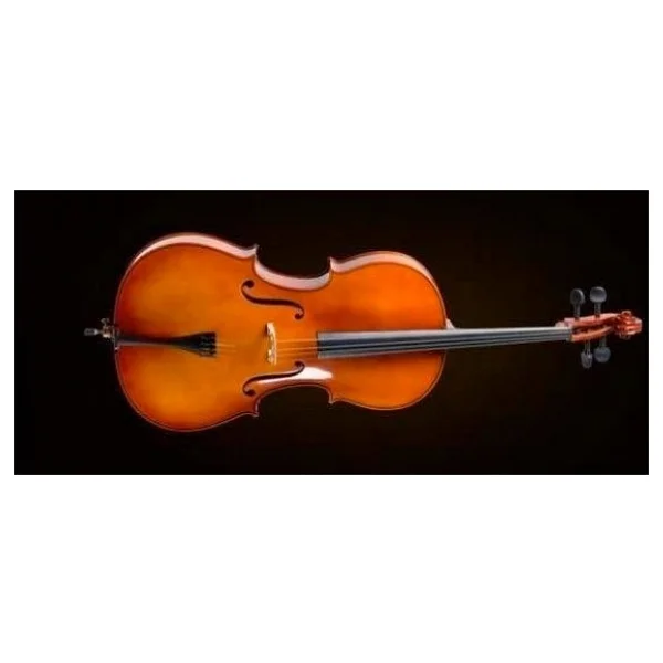 Valencia Ce400g34 Çello 3/4 German Style 9-12 Yaş - Kutu Ve Yay Dahil - Kaliteli - Görsel 2