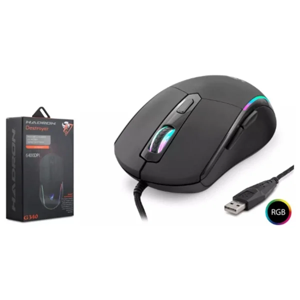 Hadron Destroyer G340 RGB Optik Kablolu Oyuncu Mouse - Görsel 6