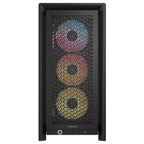 Corsair Frame 4000d Lcd Rs Cc-9011326-Ww Argb Fanlı Siyah E-Atx Oyuncu Kasası - Görsel 4