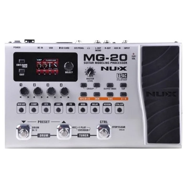 Nux Ch-Mg20 Gitar Prosesörü Renkli Lcd Ekran 60 Farklı Efekt Modeli - Görsel 3