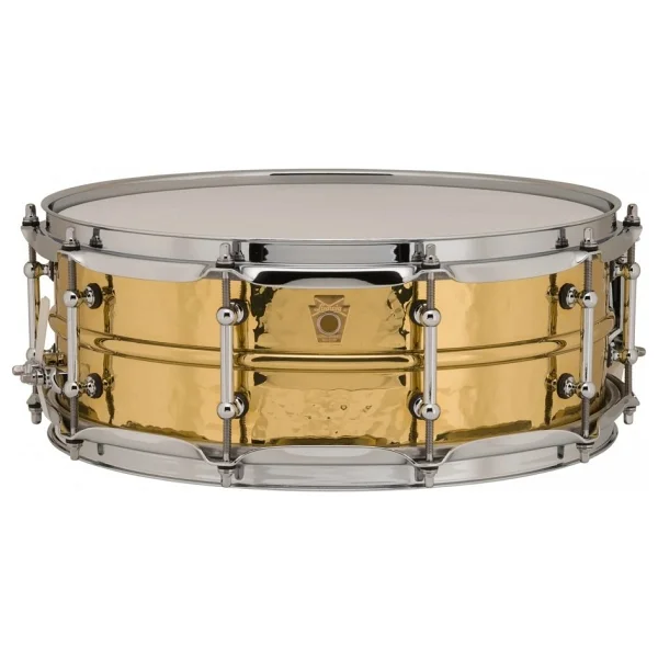 Ludwig LB420BKT Hammered Brass Trampet (5X14) Dövme Pirinç Kasa Zengin Harmonikler