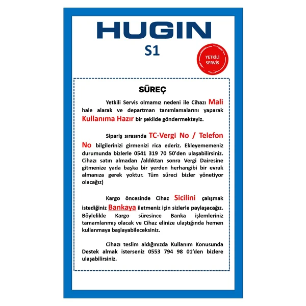 Hugin S1 Android Yazar Kasa Pos - Görsel 4