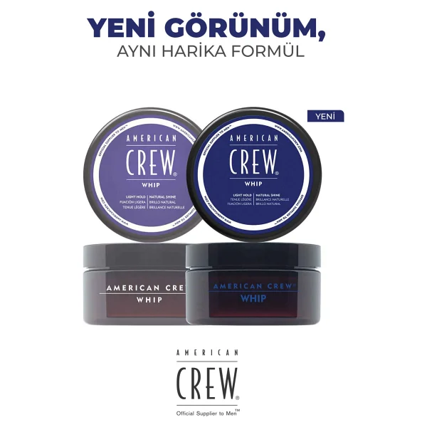 American Crew Whip Hafif Tutuş 85 G Erkek Wax - Görsel 2