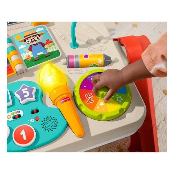Fisher Price Eğlen Ve Öğren 4'ü 1 Arada Aktivite Ve Çizim Masası Jlm96 - Görsel 7
