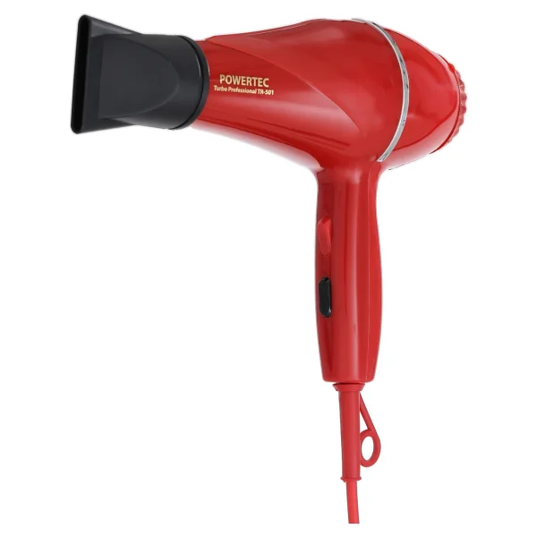 Powertec Tr-501 Turbo Profesyonel 1900 W Fön Makinesi Kırmızı - Görsel 3