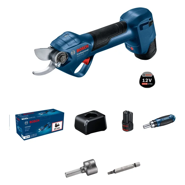 Bosch Ggp 12v-25 25 Mm Çift Akülü 3 Ah Ağaç Budama Makinesi - Görsel 7