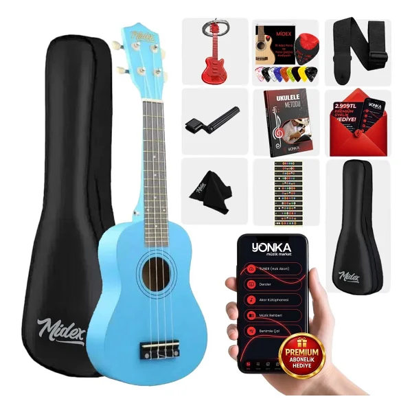 Midex Ukx-233m Maun Concert Ukulele - Görsel 5