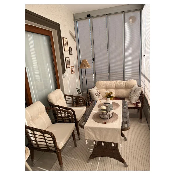 Tu Tienda Kartepe 2+1+1+Sehpa Rattan Bahçe & Balkon Takımı - Görsel 5