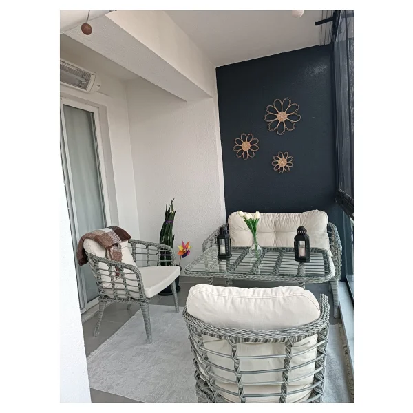 Tu Tienda Kartepe 2+1+1+Sehpa Rattan Bahçe & Balkon Takımı - Görsel 6