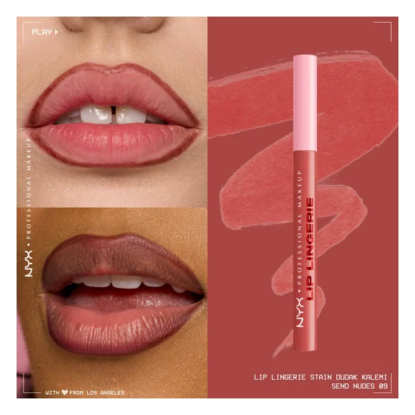 Nyx Professional Makeup Lip Lingerie Stain 09 Send Nudes Dudak Kalemi - Görsel 3