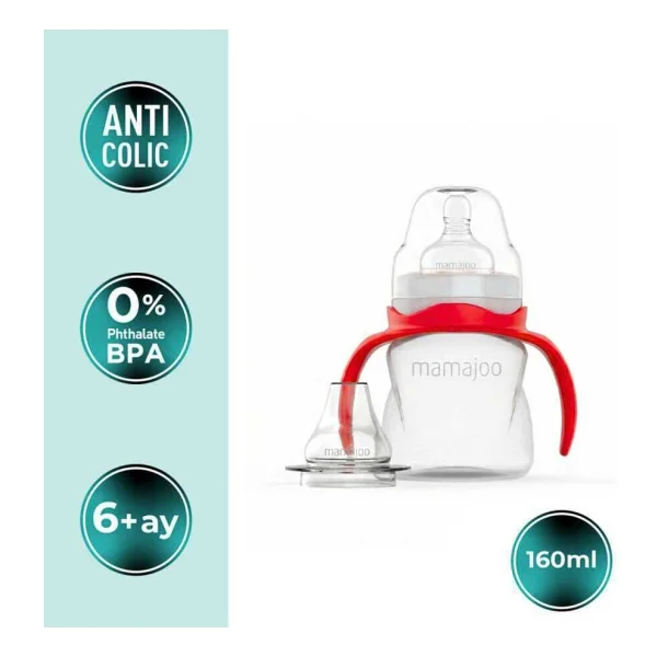 Mamajoo 6 Ay+ Kulplu Alıştırma Biberonu 160 Ml - Görsel 2
