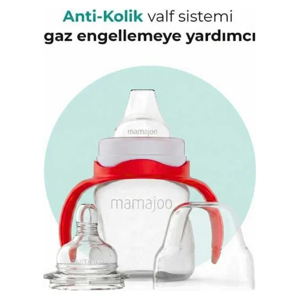 Mamajoo 6 Ay+ Kulplu Alıştırma Biberonu 160 Ml - Görsel 3