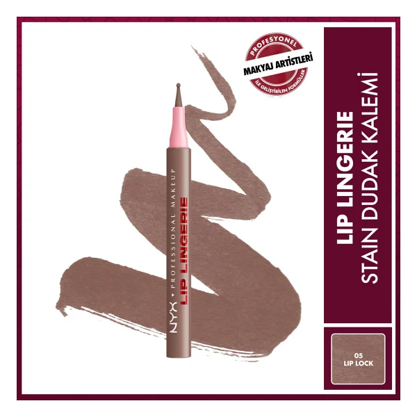 Nyx Professional Makeup Lip Lingerie Stain 05 Lip Lock Dudak Kalemi - Görsel 6