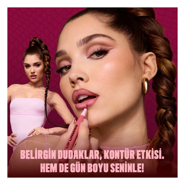 Nyx Professional Makeup Lip Lingerie Stain 05 Lip Lock Dudak Kalemi - Görsel 4