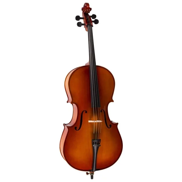 Valencia Ce400mf44 Çello 4/4 French Style (Mat) Ileri Seviye - El Yapımı Hissi - Set - Görsel 3