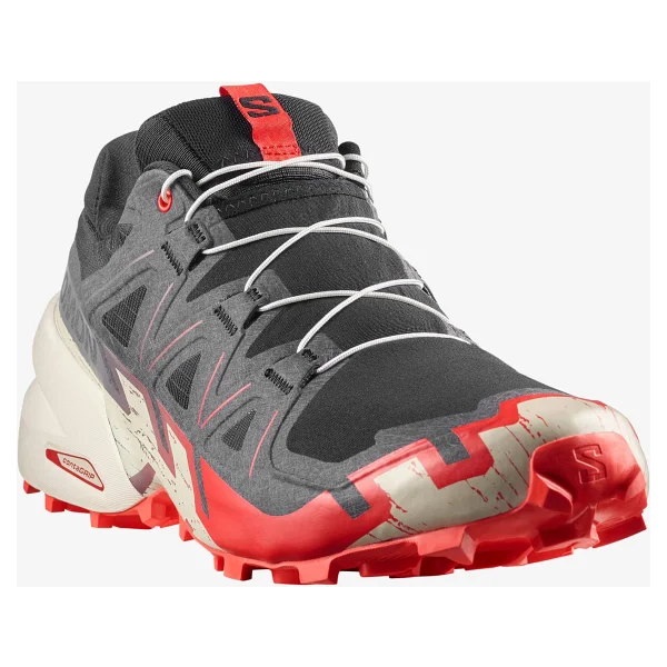 Salomon Speedcross 6 L49225100 Siyah-Kırmızı Erkek Koşu Ayakkabısı - Görsel 3