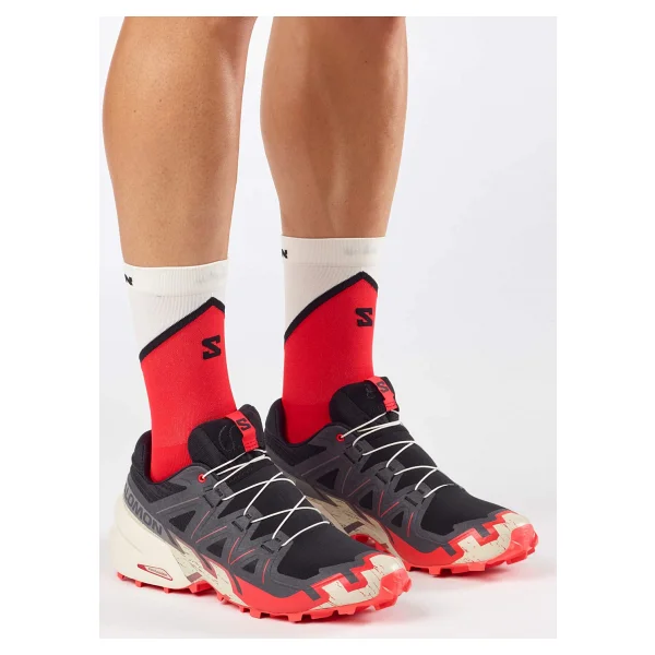 Salomon Speedcross 6 L49225100 Siyah-Kırmızı Erkek Koşu Ayakkabısı - Görsel 4