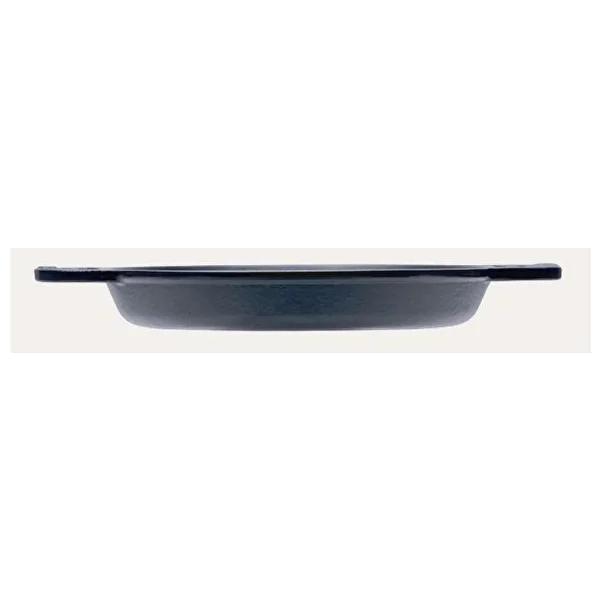 Sürel Yuvarlak Düz Sahan Mat Siyah 18 Cm - Görsel 2
