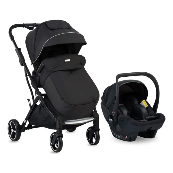 Kraft Juno I-Size Siyah Travel Sistem Bebek Arabası - Görsel 2