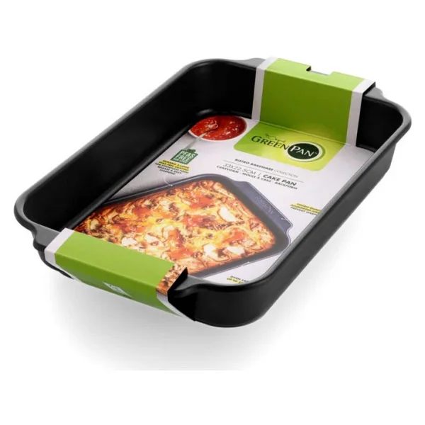 Greenpan Thermolon Yüzey Fırın Tepsisi 33x22.5 Cm - Sağlıklı Yapışmaz & Dayanıklı Karbon Çelik - 33x22,5 Cm - Siyah - Gri - Görsel 6