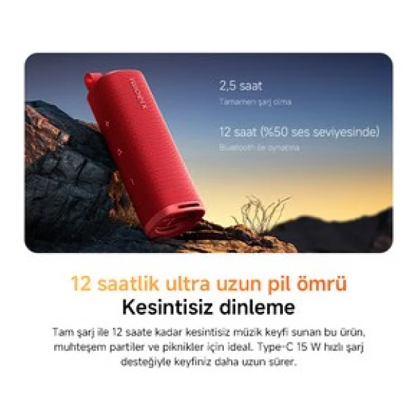 Xiaomi Sound Outdoor Altın Bluetooth Hoparlör - Görsel 6