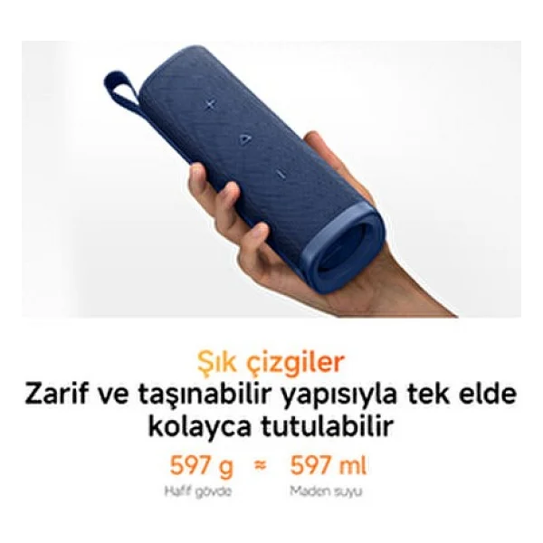 Xiaomi Sound Outdoor Altın Bluetooth Hoparlör - Görsel 7