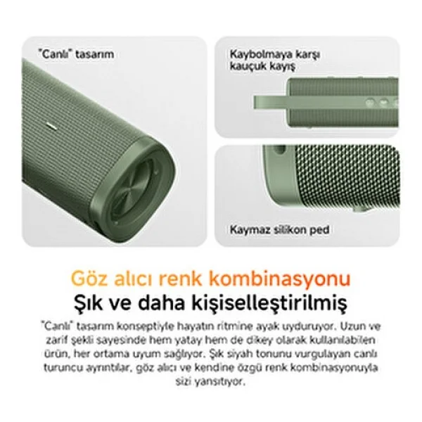 Xiaomi Sound Outdoor Altın Bluetooth Hoparlör - Görsel 9