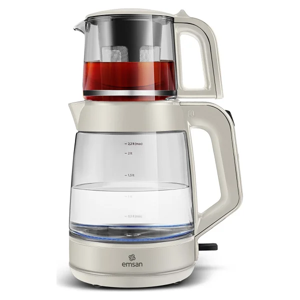 Emsan Glass Tea XL 2in1 1900 W Cam Çay Makinesi - Görsel 6