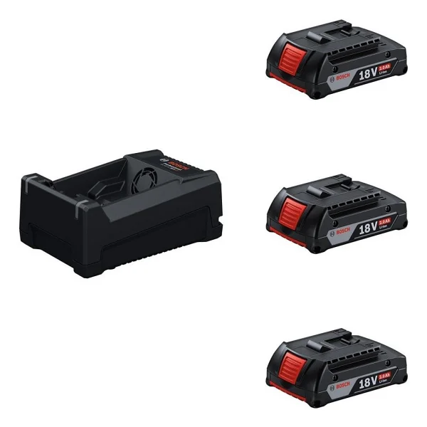 Bosch Professional Gbh 18v-18 + Gsr 185-Lı + Gws 18v-8 + Kanvas Çanta + 3x18v 2.0ah Akülü Set - Görsel 5