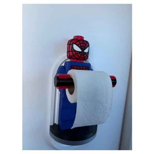 Öztürk Makine Tuvalet Kağıdı Tutucu Tuvalet Kağıtlığı Örümcek Model - Büyük Boy-Lego Adam Tuvalet Kağıdı Tutucu Ne - Görsel 6