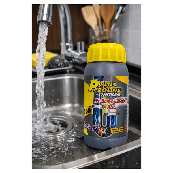 P Plus Proline Plus Proline Dök-Aç Lavabo Banyo Wc Gider Açıcı 500 Gr - Görsel 3