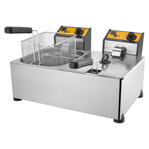 Remta R93 5+5 Lt Çiftli Elektrikli Endüstriyel Fritöz - Görsel 3