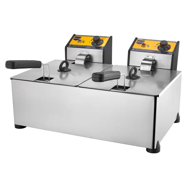 Remta R93 5+5 Lt Çiftli Elektrikli Endüstriyel Fritöz - Görsel 2