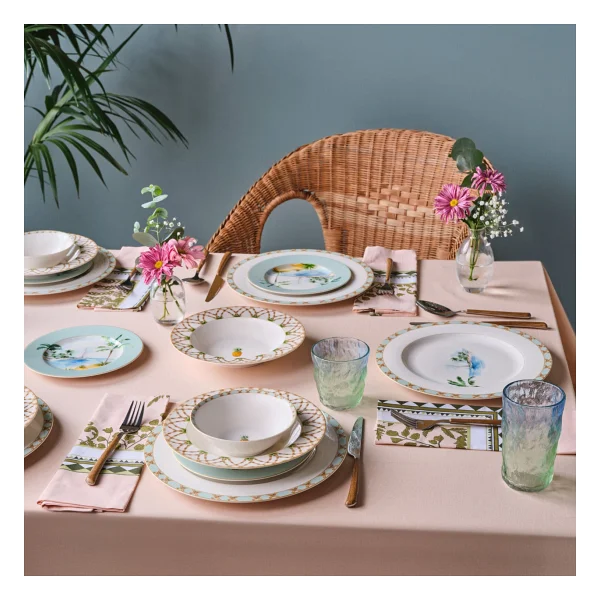 Karaca Forever Bone Tropical 24 Parça 6 Kişilik Yemek Takımı - Görsel 6