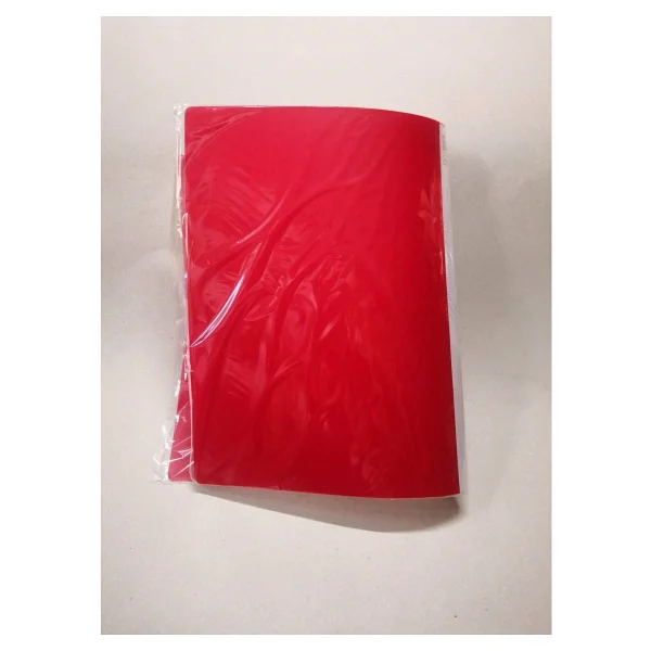 Abka Kırmızı 40lı Sunum Dosyası Plastik Kapaklı Şeffaf Yapraklı - Görsel 5