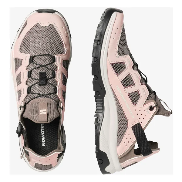 Salomon Techamphibian 5 L49110400 Pembe-Gri Kadın Outdoor Ayakkabı - Görsel 2